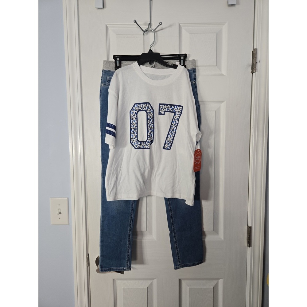 Wonder Nation Girls Jeans & Top Size XL (14/16). Brand New.